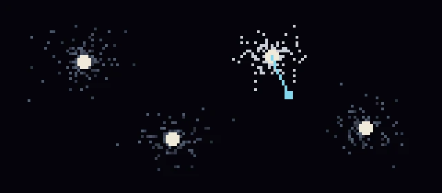 Clusters of points, a query routed to the nearest centroid